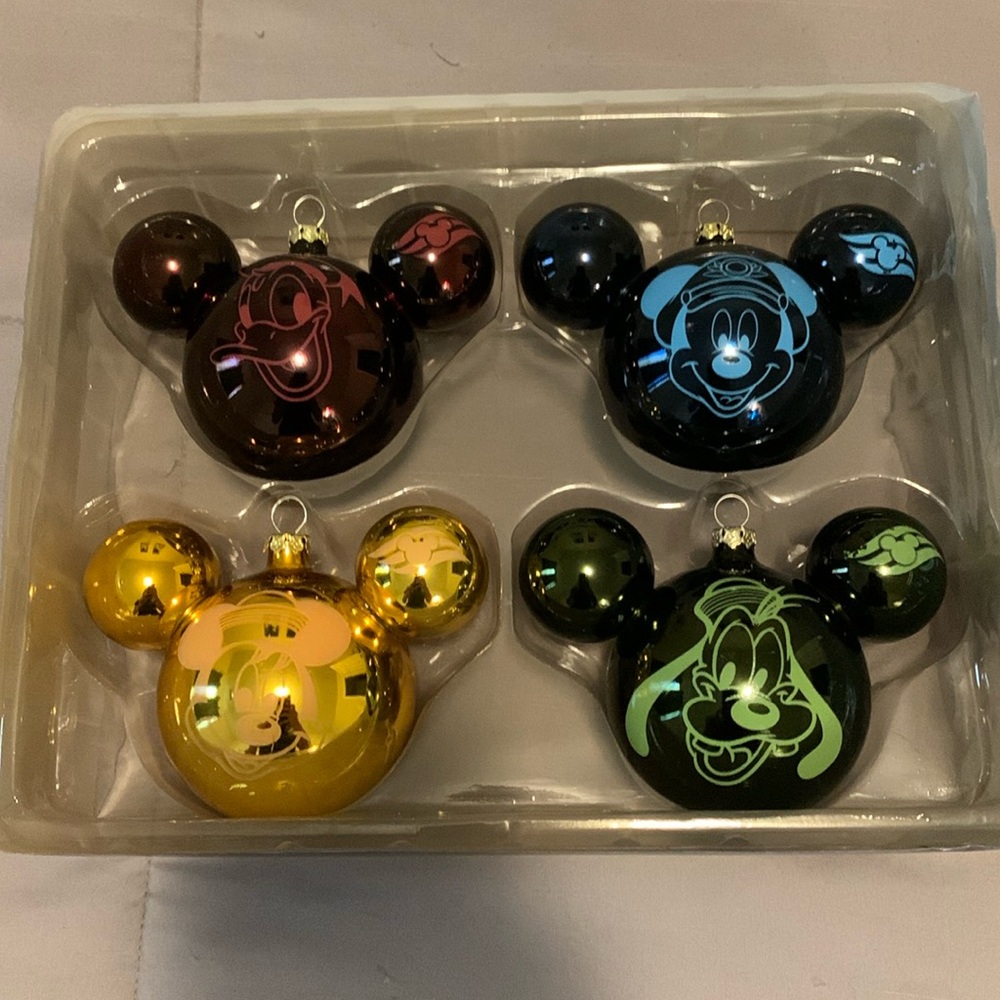 Disney Cruise Line Ornaments (Set of 4)